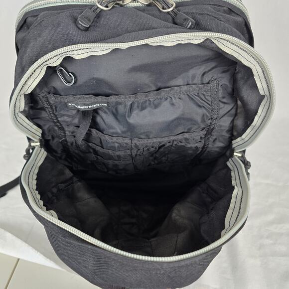 The North Face Mainframe Backpack Black White Logo - Picture 8 of 16